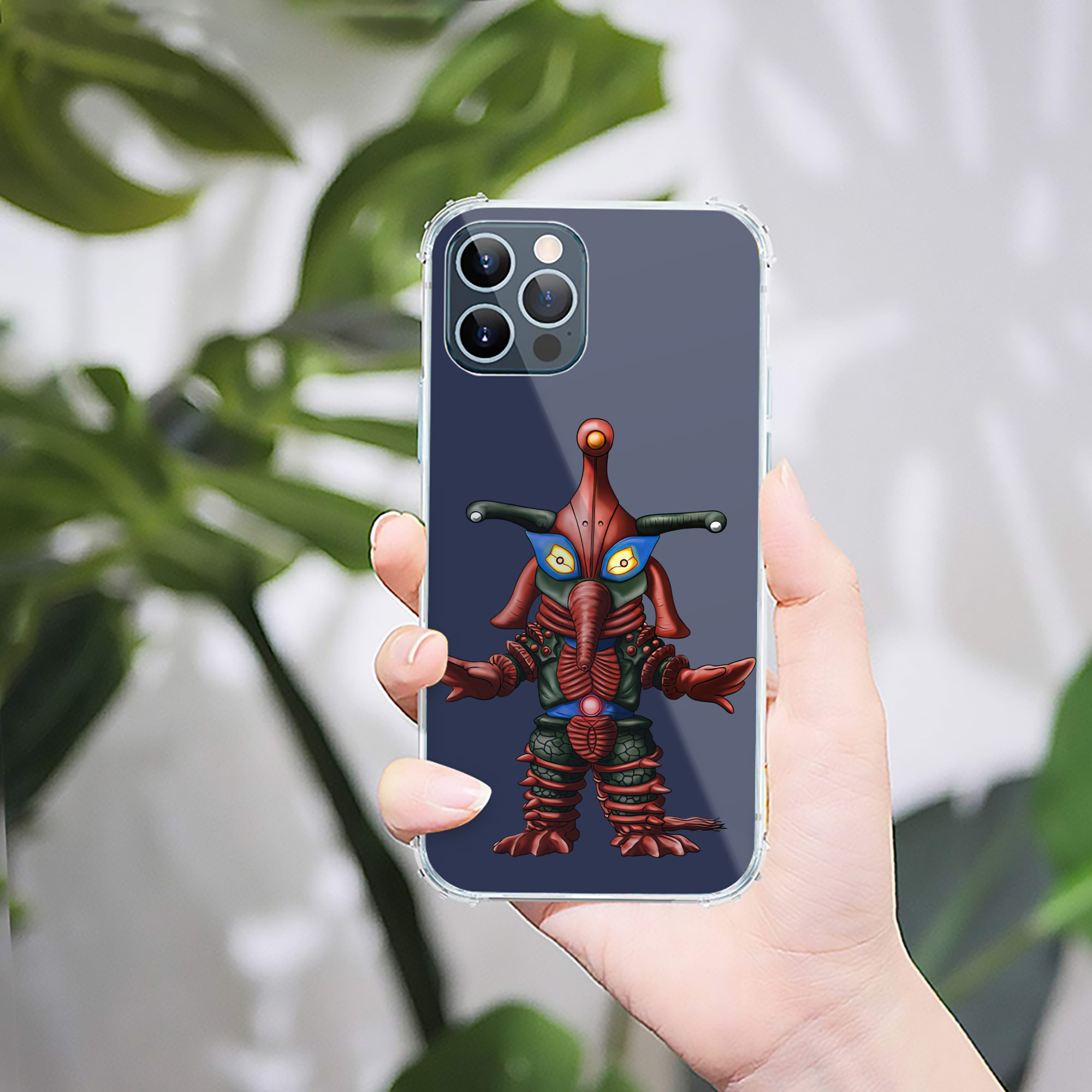 （画像用） ウルトラマン Ultraman 【iPhone 12シリーズ対応】透明スマホケース（クリアソフトケース）